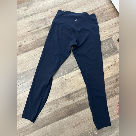lululemon athletica Pants - lululemon athletica Navy Leggings size 6 EUC